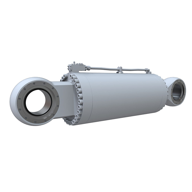 Corrosion-resistant leg elevator cylinder for offshore jack-up rigs with position synchronization