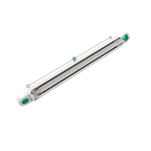 Marine evacuation system cylinder with corrosion-proof coating and manual override