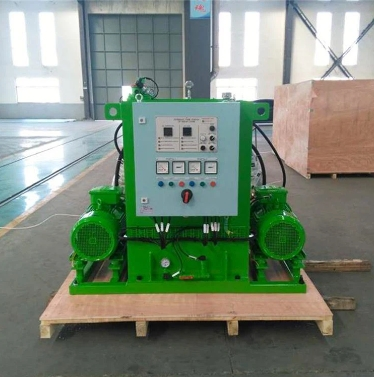 Industrial electric hydraulic power unit with 25MPa working pressure, 5.5kW motor and integrated cooling system