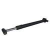Telescopic boom lift cylinder with safety lock system